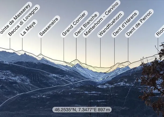 Les Mouresses Апартаменты Saviese